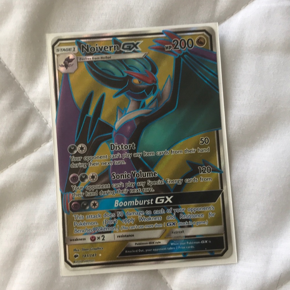 Noivern GX Pokémon Card
